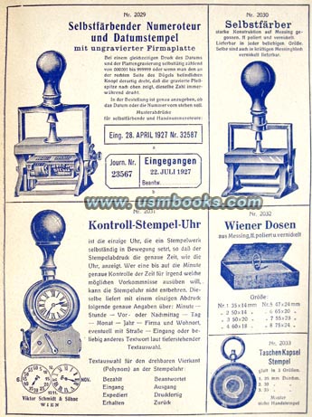 Third Reich rubber stamps